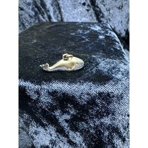 VINTAGE JMF STERLING SILVER WHALE CHARM, Pendant Ocean Lover Charm Bracelet